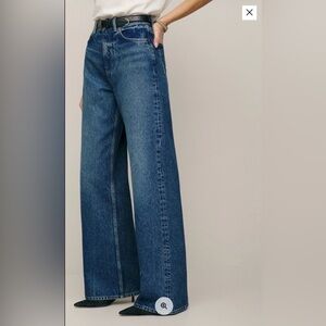 Reformation Cary high rise wide leg jeans